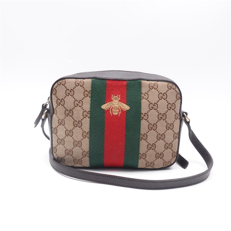 Pre-owned GUCCI Canvas Shoulder Bags Brown Shoulder Bag