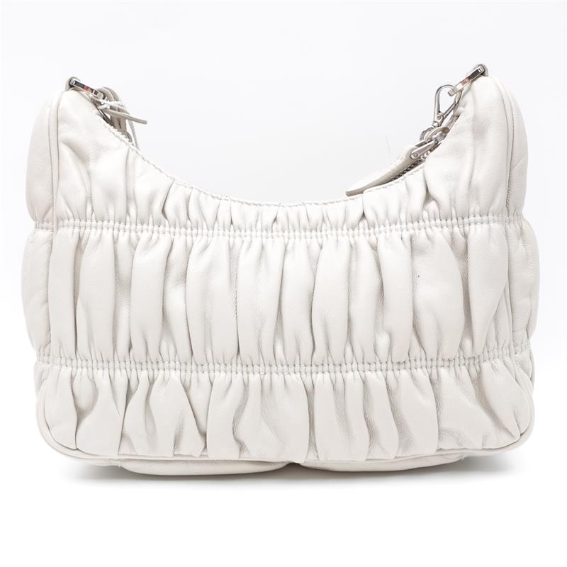 Pre-owned Prada Re-edition Grey Calfskin Shoulder Bag