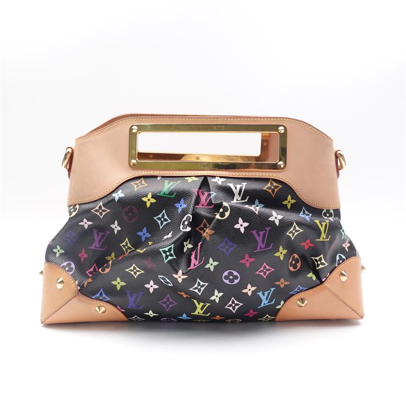 Pre-owned Louis Vuitton Canvas Shoulder Bags Judy Black Multicolor Shoulder Bag