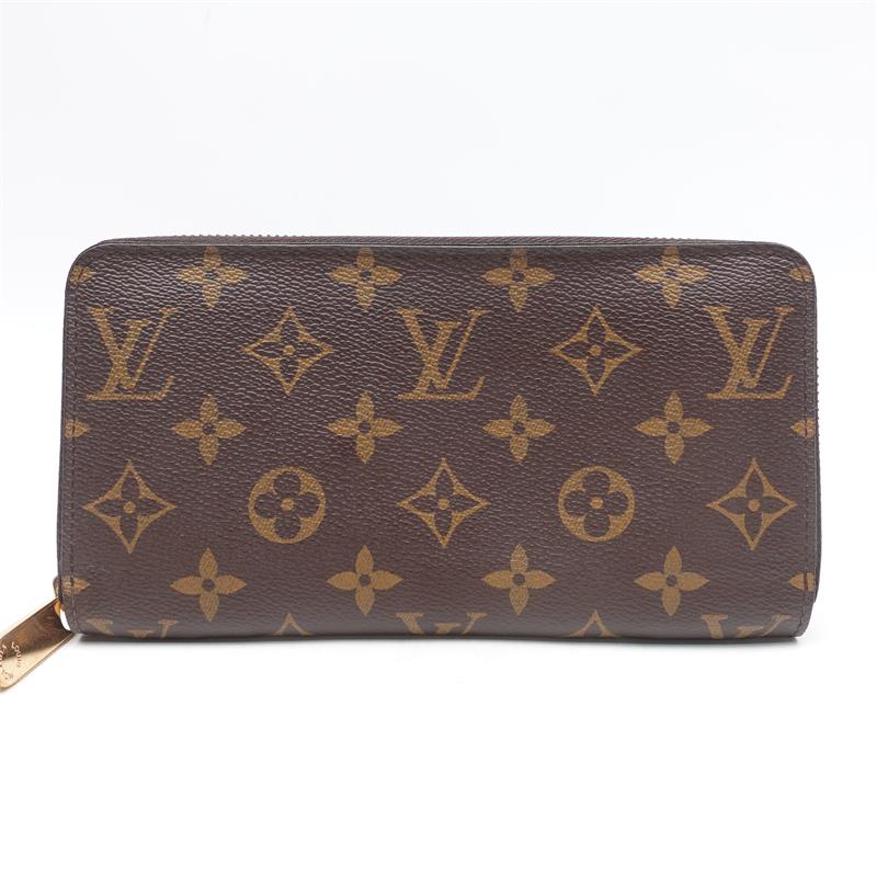 Pre-owned Louis Vuitton Brown Monogram Canvas Zippy wallet