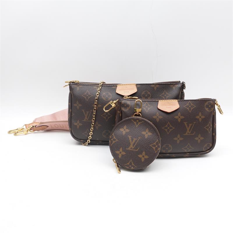 Pre-owned Louis Vuitton MULTI Clutch Bags ACCESSORIES Monogram Canvas Crossbody Bag