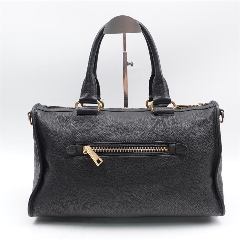 Pre-owned Prada Black Calfskin Satchel