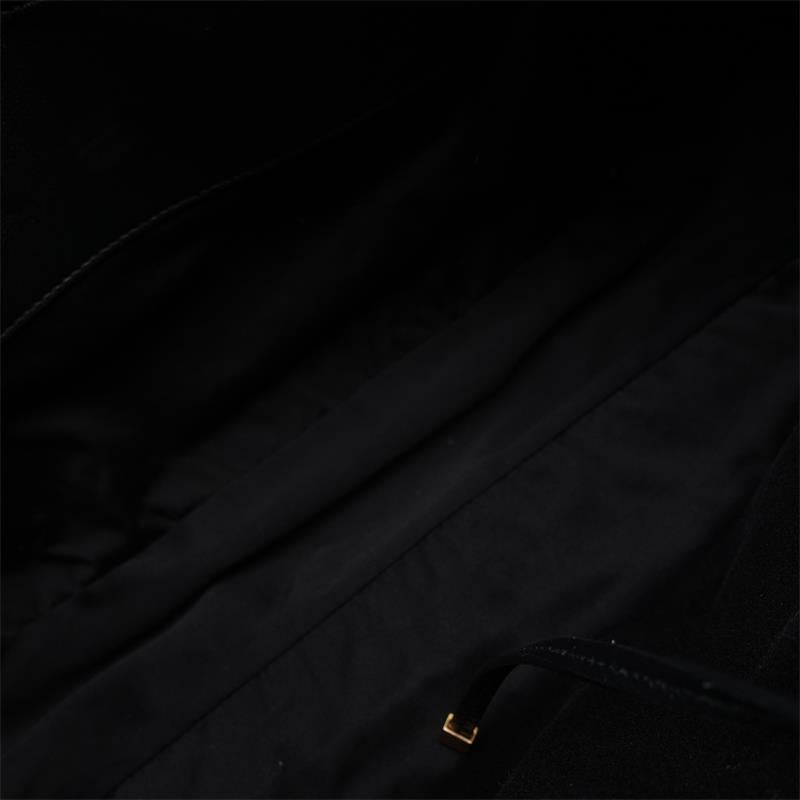 Pre-owned Saint Laurent Jamie Large Black Vernis Shoulder Bag