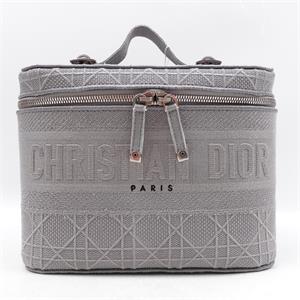 Dior Grey Travel Canvas Handle Bag