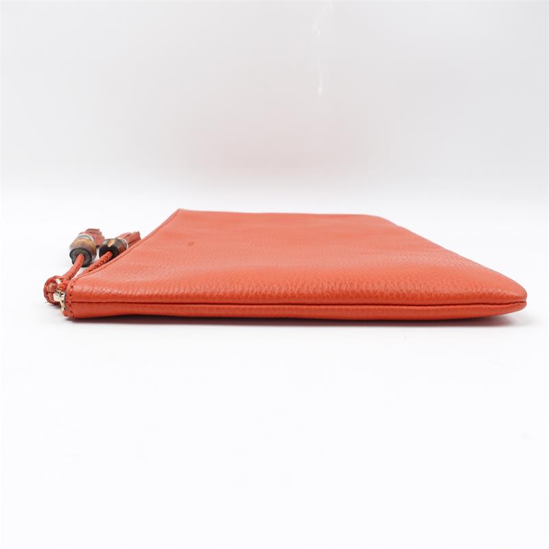 [Deal] Pre-owned Gucci Orange Calfskin Clutch