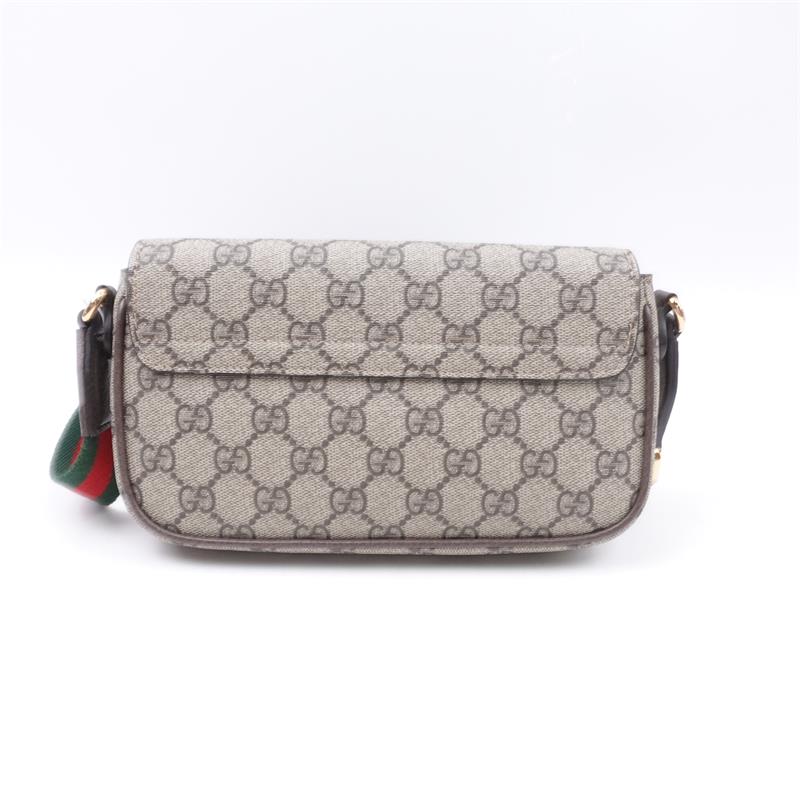 [DEAL] Pre-owned Ophidia Brown Coated Canvas Shoulder Bag