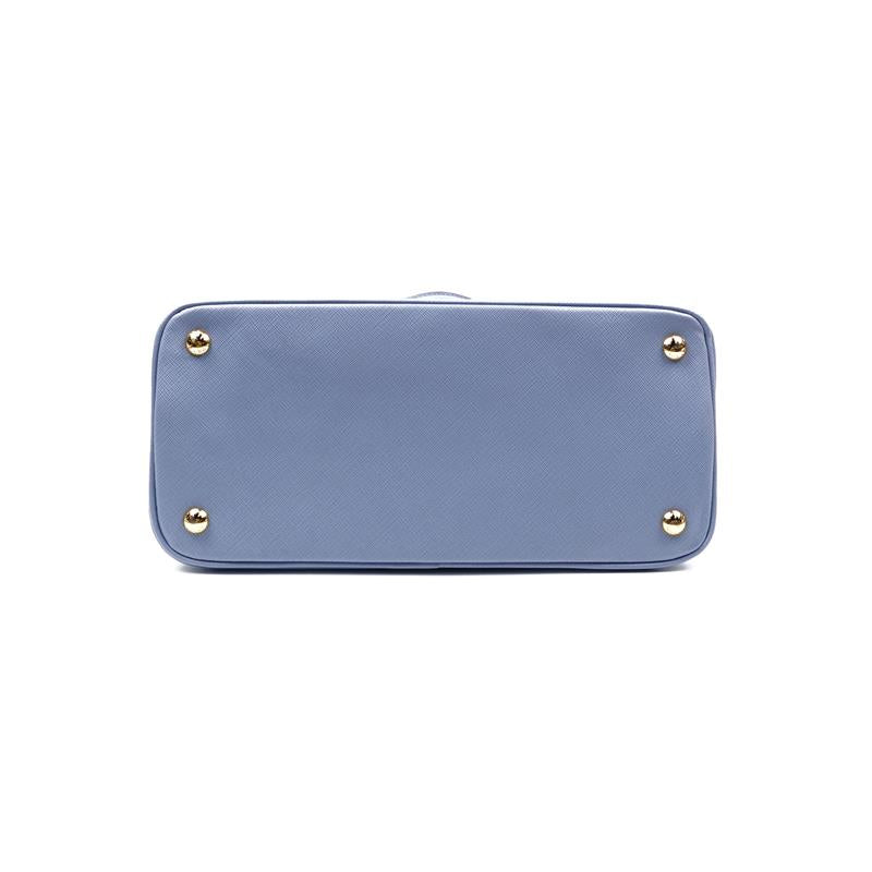 Pre-owned Prada Matin?e Baby Blue Calfskin Shoulder Bag