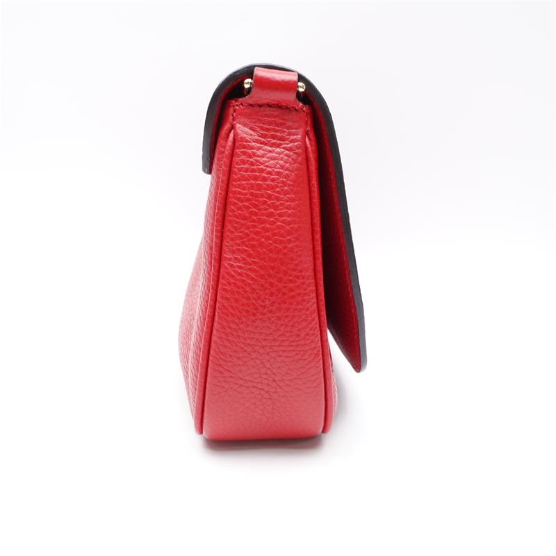 Pre-owned Gucci Soho Red Calfskin Shoulder Bag