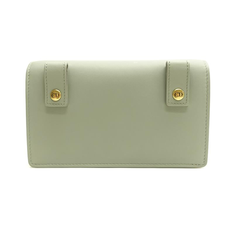 Pre-owned Dior Saddle Blue & Grey Calfskin Beltbag