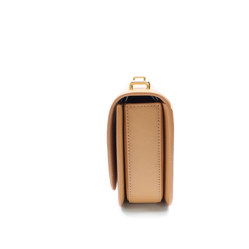 Loewe Goya Khaki Calfskin Shoulder Bag