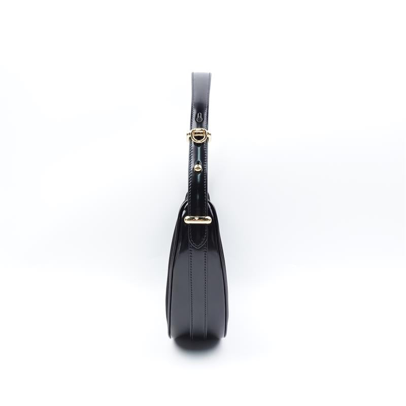 Pre-owned Prada Arque Black Calfskin Sholulder Bag