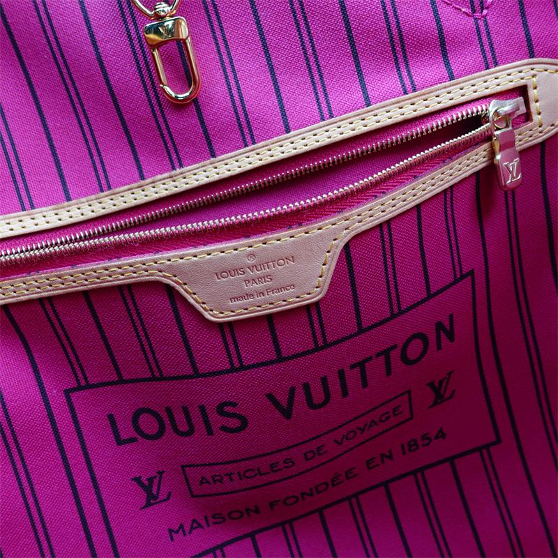 Pre-owned Louis Vuitton Neverfull Monogram Coated Canvas Tote