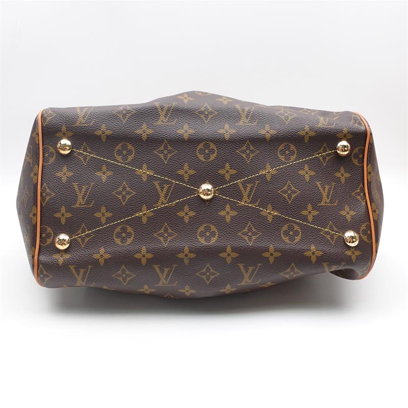 Pre-owned Louis Vuitton Tivoli GM Brown Monogram Canvas Tote