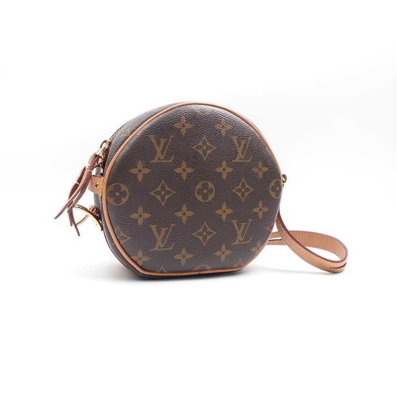 Pre-owned Louis Vuitton Boite Chapeau Souple Brown Coated Canvas Shoulder Bag