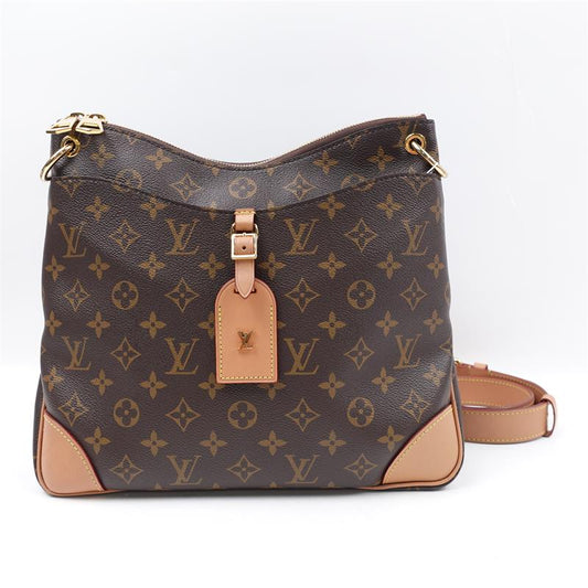 Pre-Owned Louis Vuitton Odeon Mm Monogram Canvas Satchel