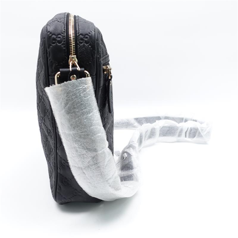 Pre-Owned Gucci Guucissima Black Calfskin Shoulder Bag
