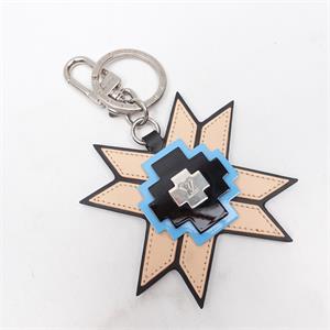 Pre-owned Louis Vuitton Calfskin Bag Accessories Milktea Bag Charm