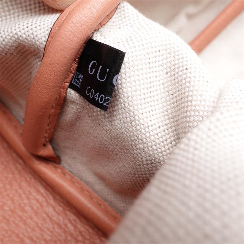 Pre-owned Gucci Pink GG Canvas Tote Bag
