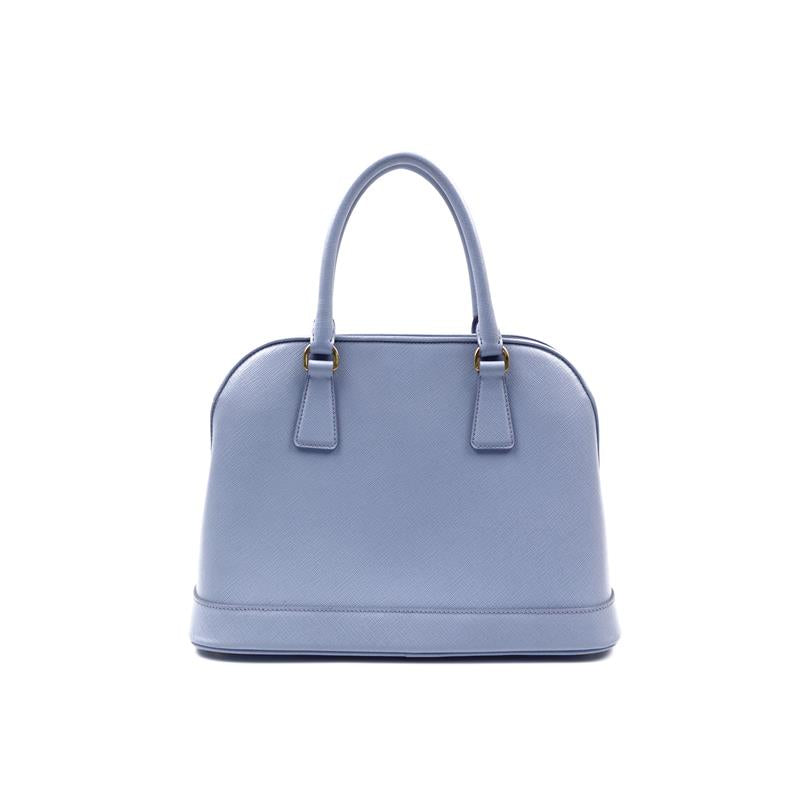 Pre-owned Prada Matin?e Baby Blue Calfskin Shoulder Bag