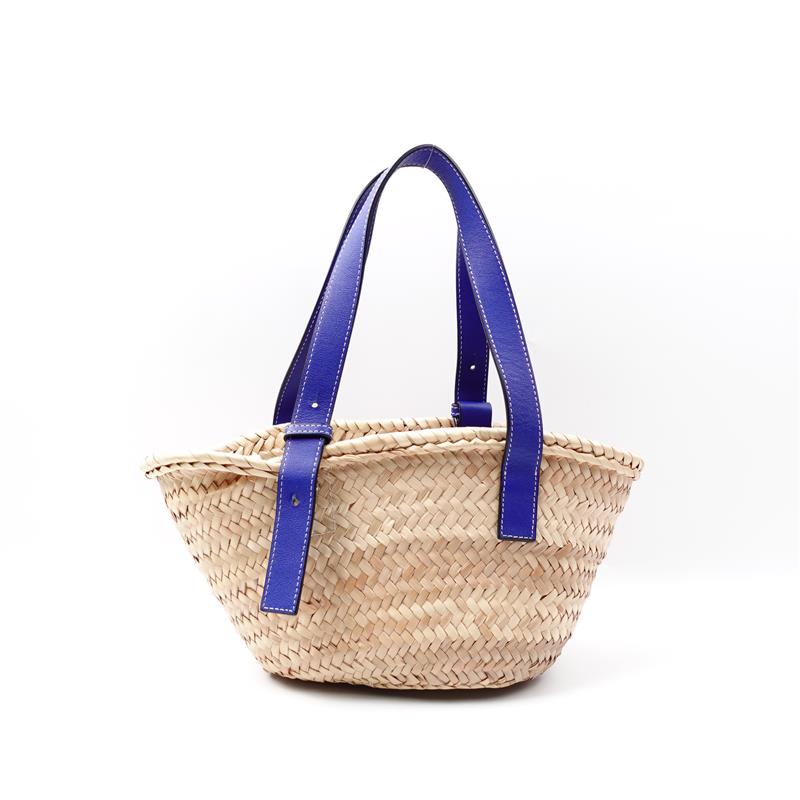 Pre-owned Loewe Straw Bucket Bag