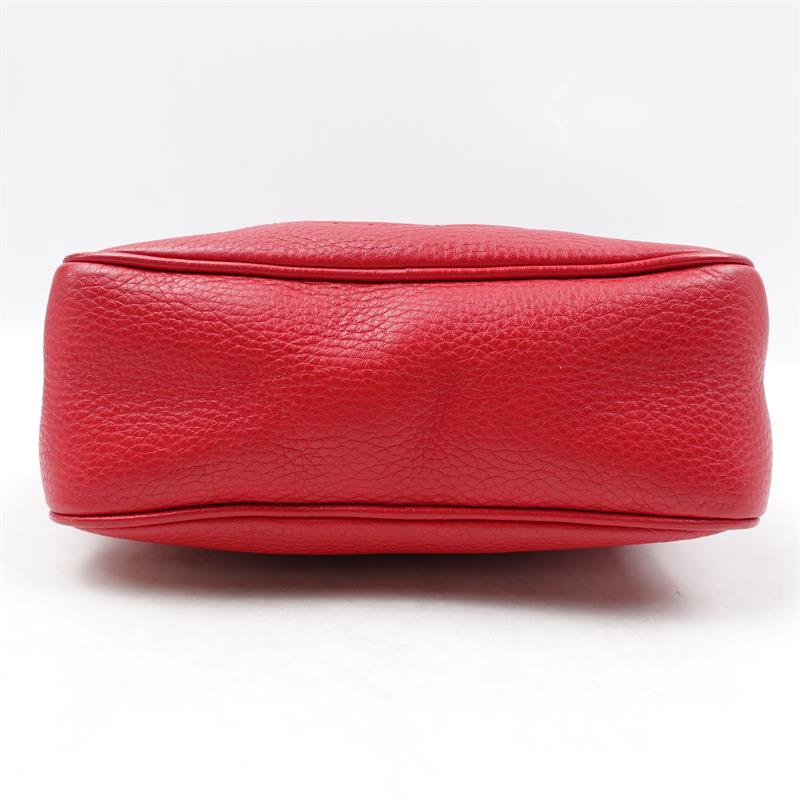 [Deal] Pre-owned Gucci Soho Disco Red Calfskin Cross Body Bag