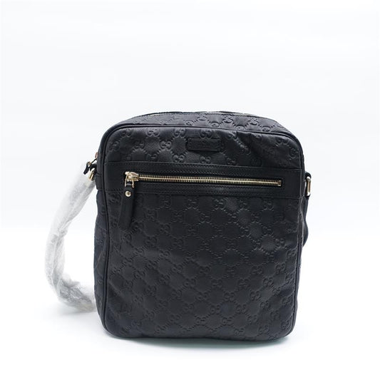Pre-Owned Gucci Guucissima Black Calfskin Shoulder Bag