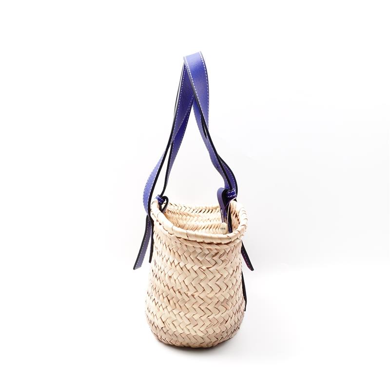 Pre-owned Loewe Straw Bucket Bag
