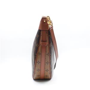 Pre-owned Louis Vuitton Loop Hobo GM Monogram Coated Canvas Shoulder Bag