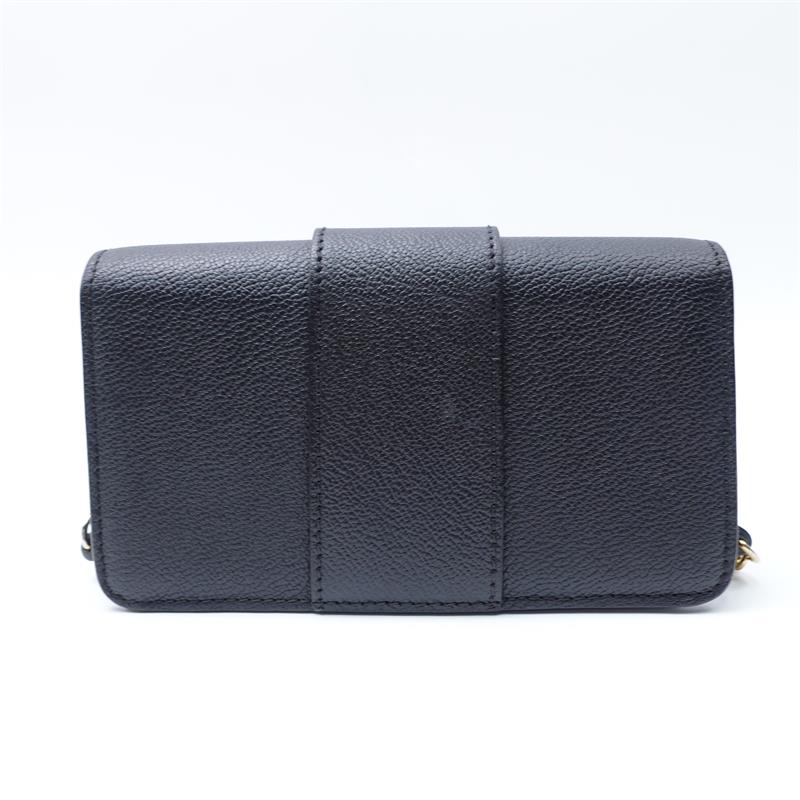 [Deal] Pre-owned Burberry The Buckle Small Black Calfskin Shoulder Bag