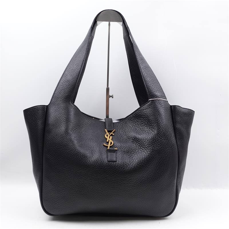 Pre owned Saint Laurent Bea Black Calfskin Tote Bag