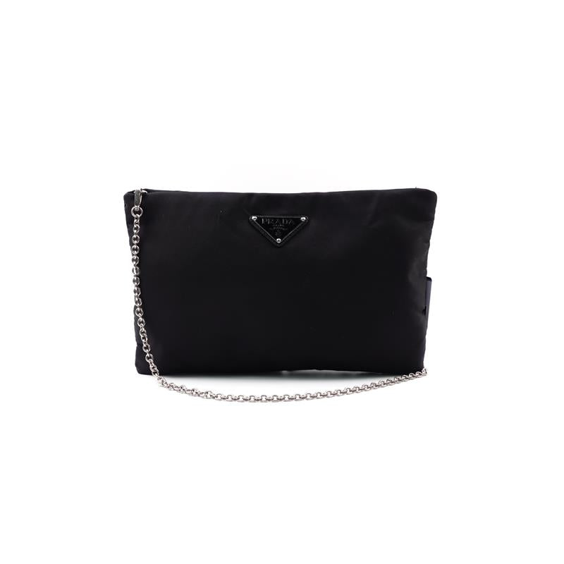 [DEAL] Pre-owned Prada Black Nylon Shoulder Bag