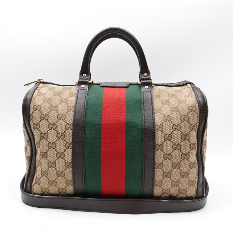 Pre-owned Gucci Ophidia Boston GG Canvas Tote Bag