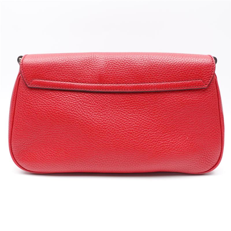 Pre-owned Gucci Soho Red Calfskin Shoulder Bag