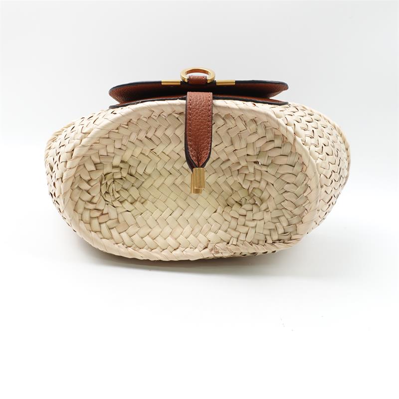 [Deal] Pre-owned Chloe Mini Marcie Straw Woven Tote