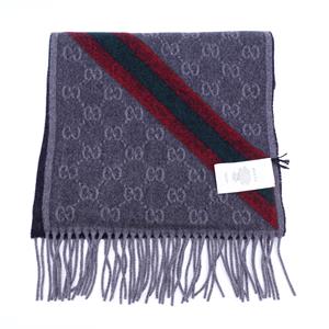 Pre-Owned Gucci Monogram Square Wool Scarf