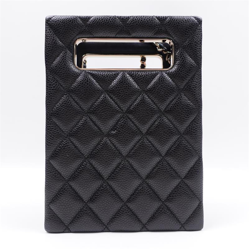 Pre-owned Chanel Black Caviar Shoulder Bag