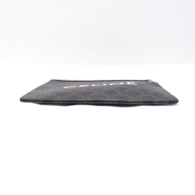 [DEAL] Pre-owned Celine Black Coated Canvas Clutch