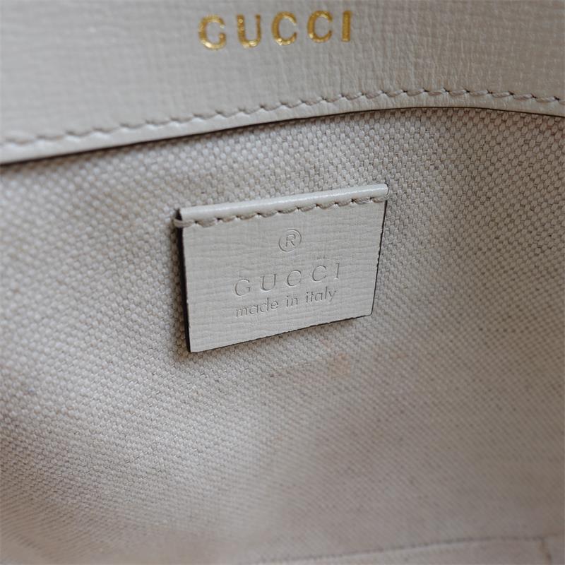 Pre-owned Gucci Horsebite Brown Coated Canvas Shoulder Bag