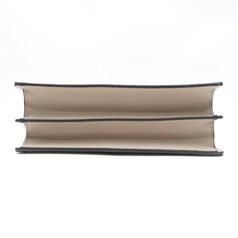 Pre-owned Gucci White Ophidia Coated Canvas Shoulder Bag