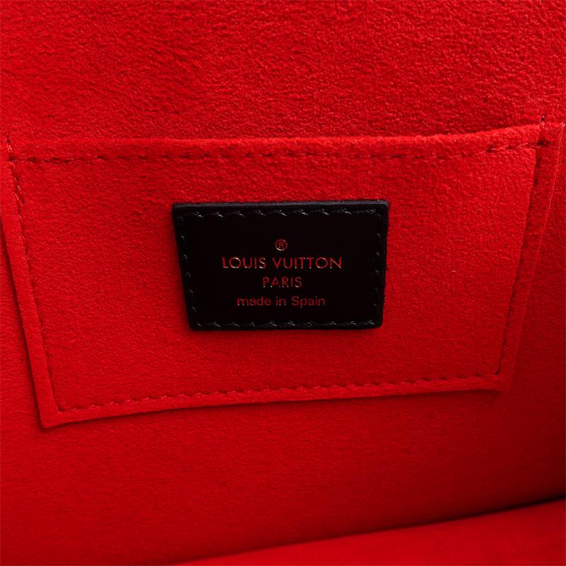 Pre-owned Louis Vuitton DAUPHINE Brown Monogram Calfskin Shoulder bag
