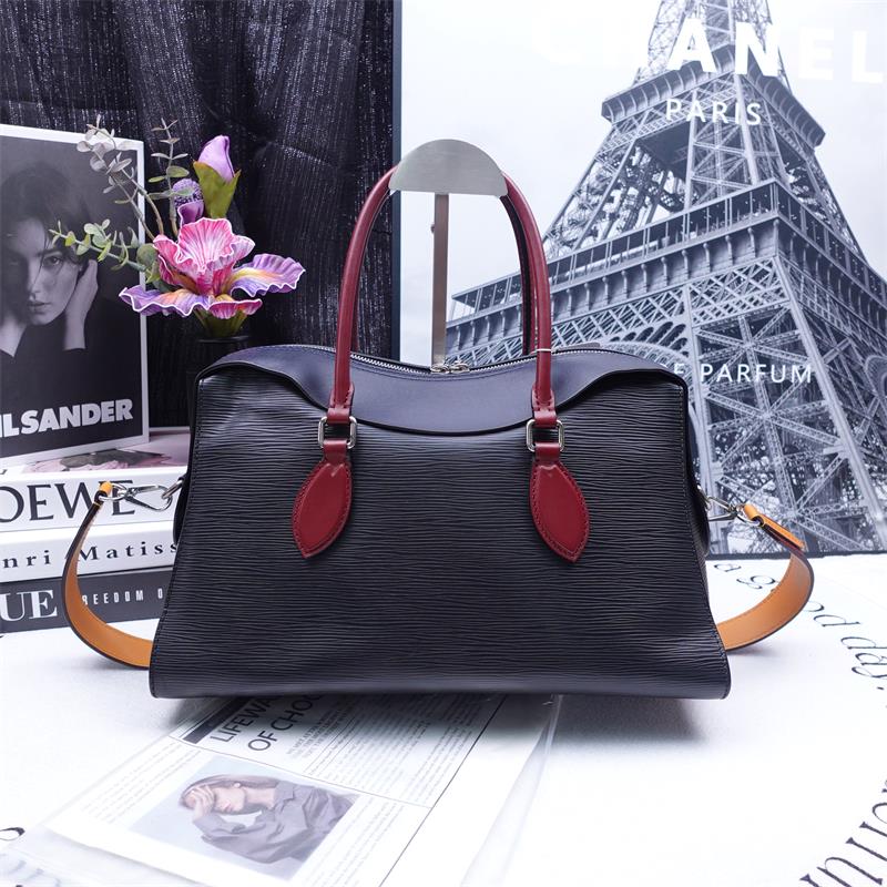 Louis Vuitton Tuileries Black Epi Calfskin Handbag