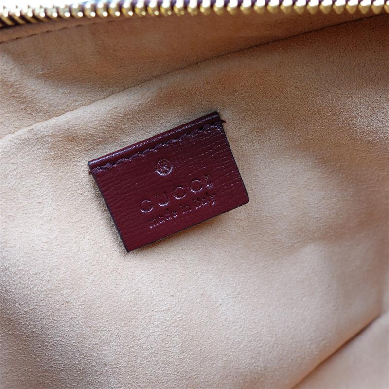 Pre-owned Gucci Brown Coated Canvas Clutch