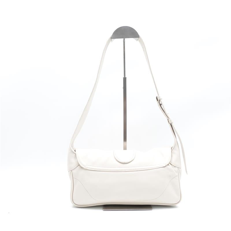 Gucci GG Arli White Calfskin Shoulder Bag