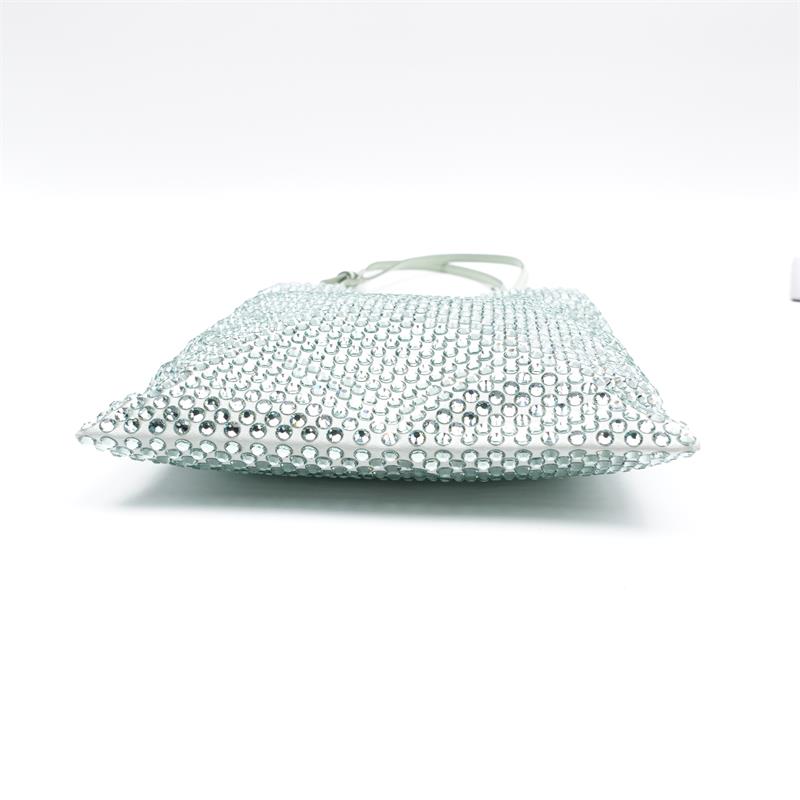 Prada Green Embellished Stain Handbag