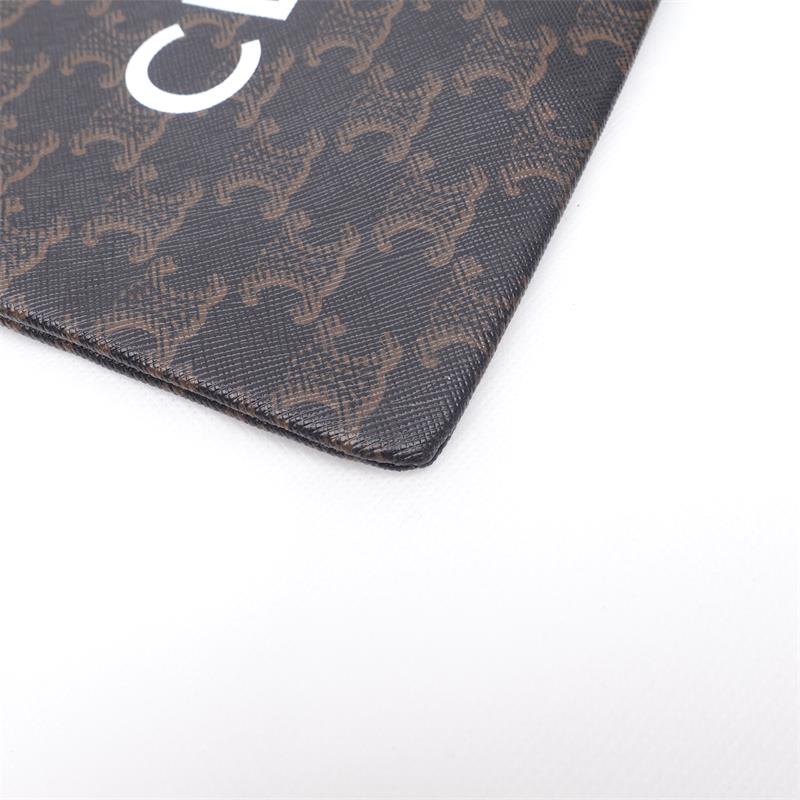 [DEAL] Pre-owned Celine Black Coated Canvas Clutch