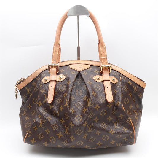 Pre-owned Louis Vuitton Tivoli GM Brown Monogram Canvas Tote