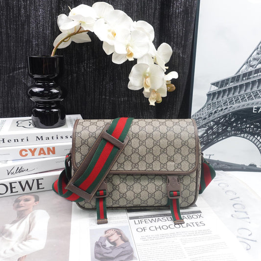 Pre-owned GUCCI Canvas Shoulder Bags GG Coated Shoulder Bag