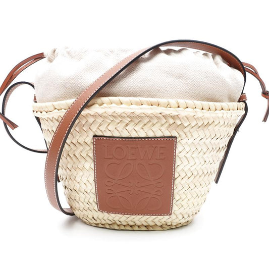 Pre-owned Loewe Straw Backet Shoulder Bag