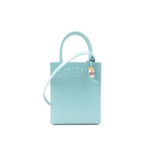 Pre-owned Loewe Tiffany Green Calfskin Shoulder Bag