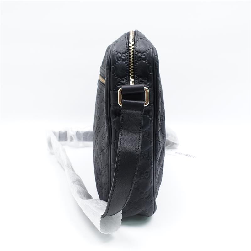 Pre-Owned Gucci Guucissima Black Calfskin Shoulder Bag